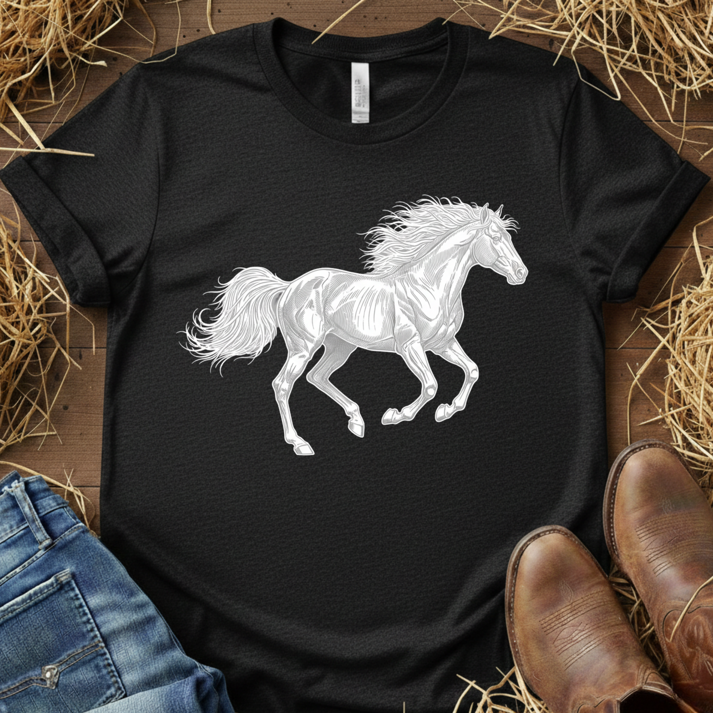 Glorious Run – Freedom Horse Tee