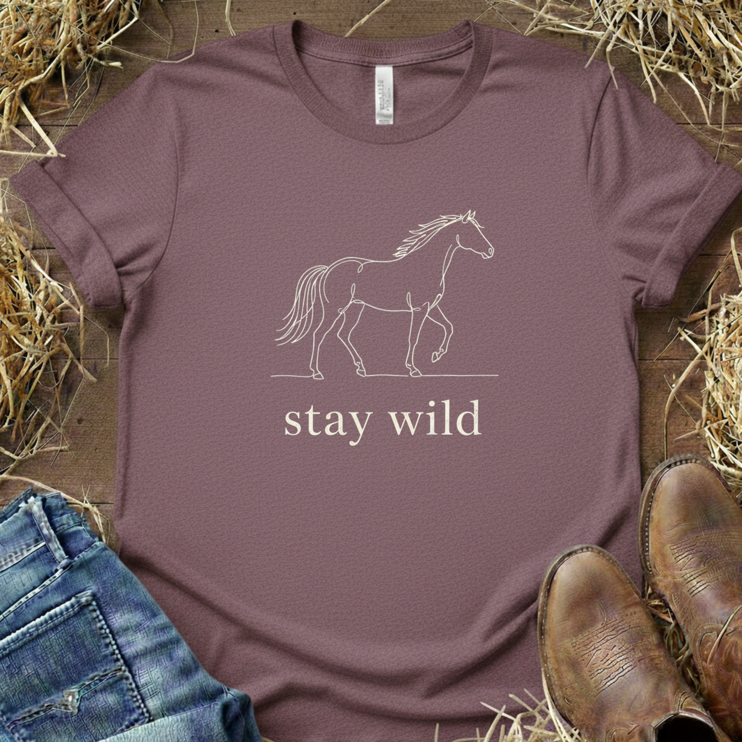 Stay Wild – Equestrian Spirit Tee