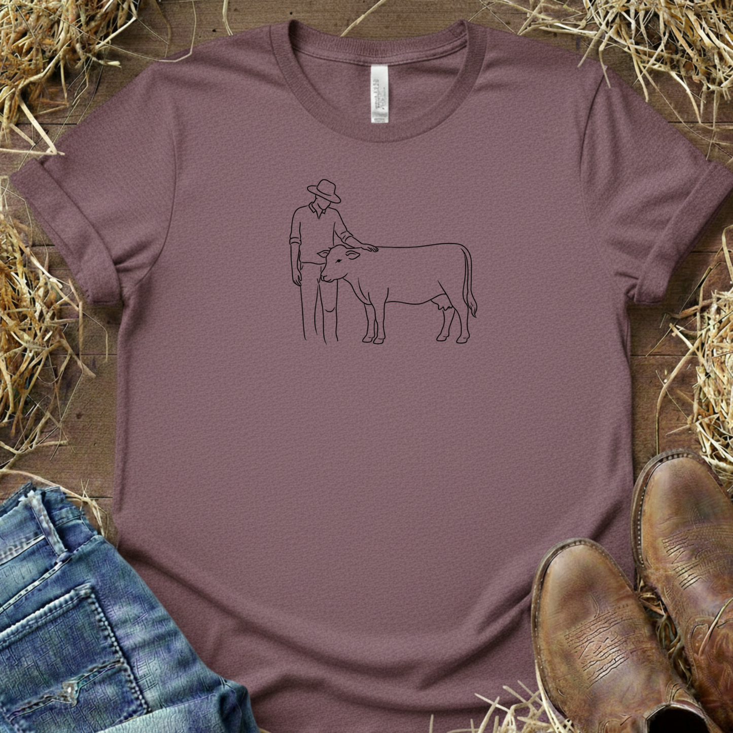 The Quiet Bond – Minimal Cow Tee