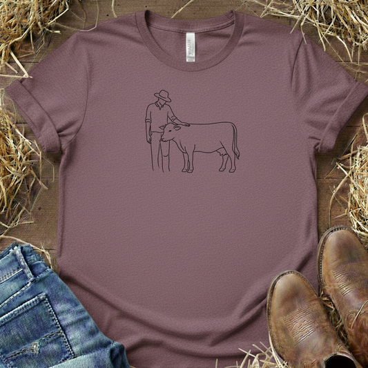 The Quiet Bond – Minimal Cow Tee