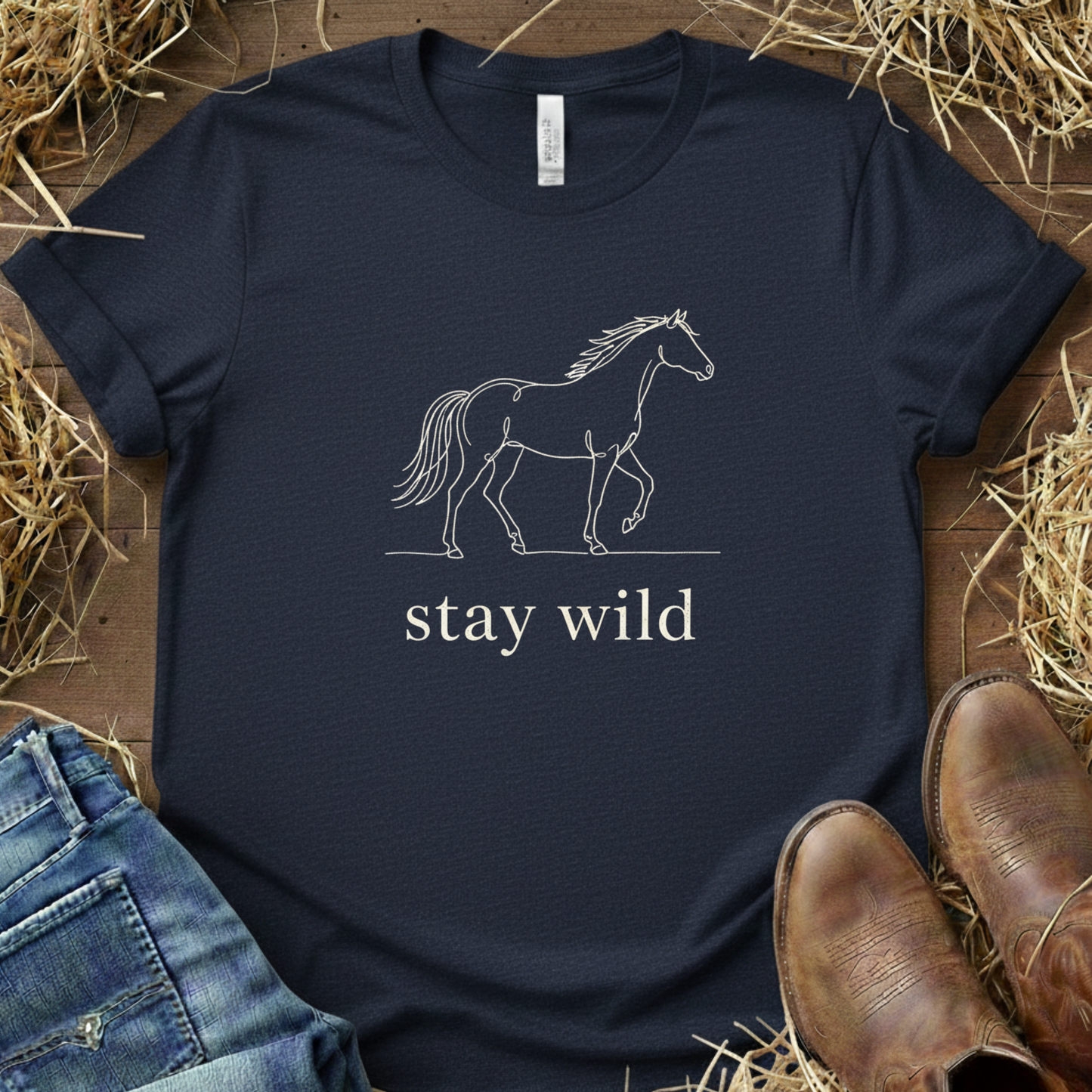 Stay Wild – Equestrian Spirit Tee