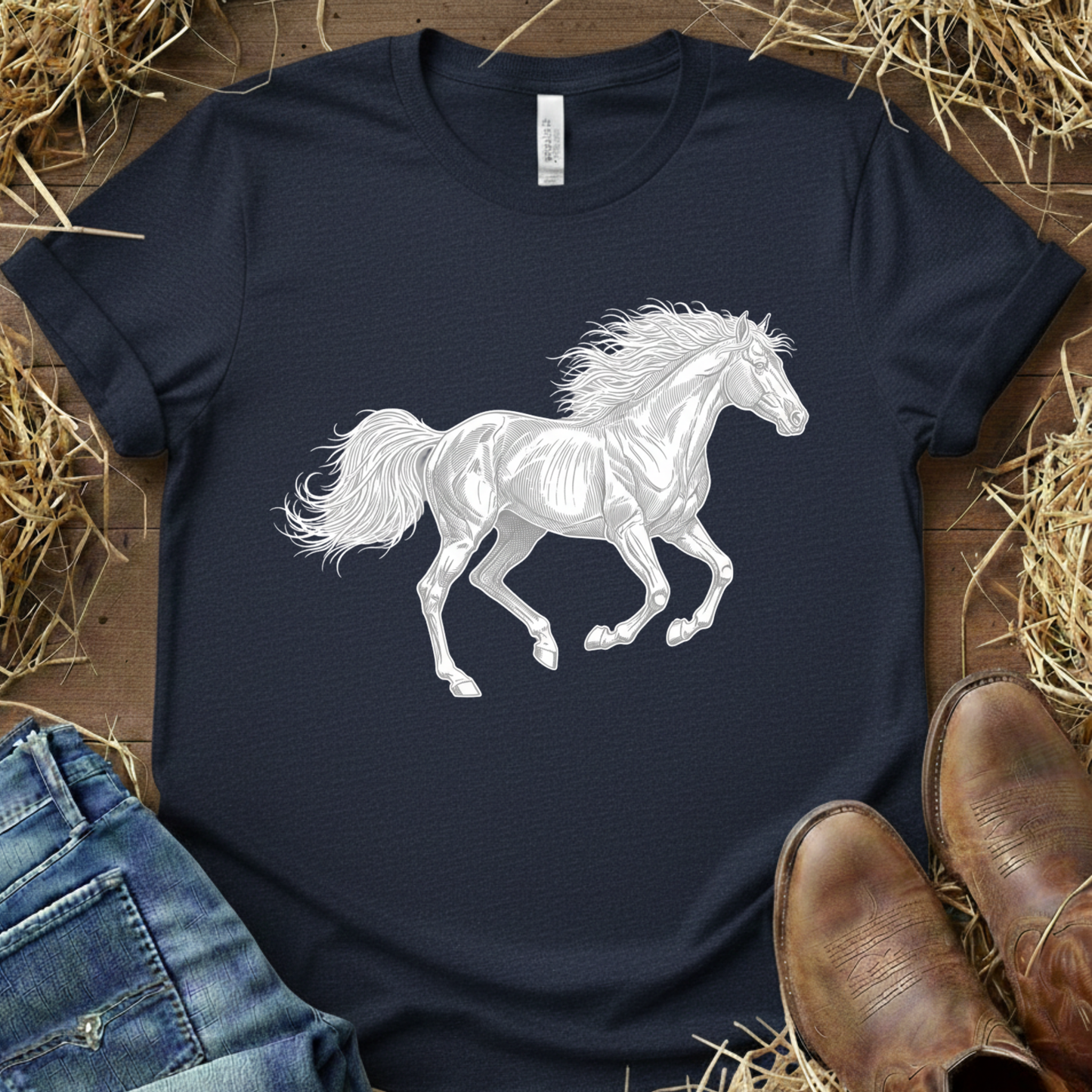 Glorious Run – Freedom Horse Tee