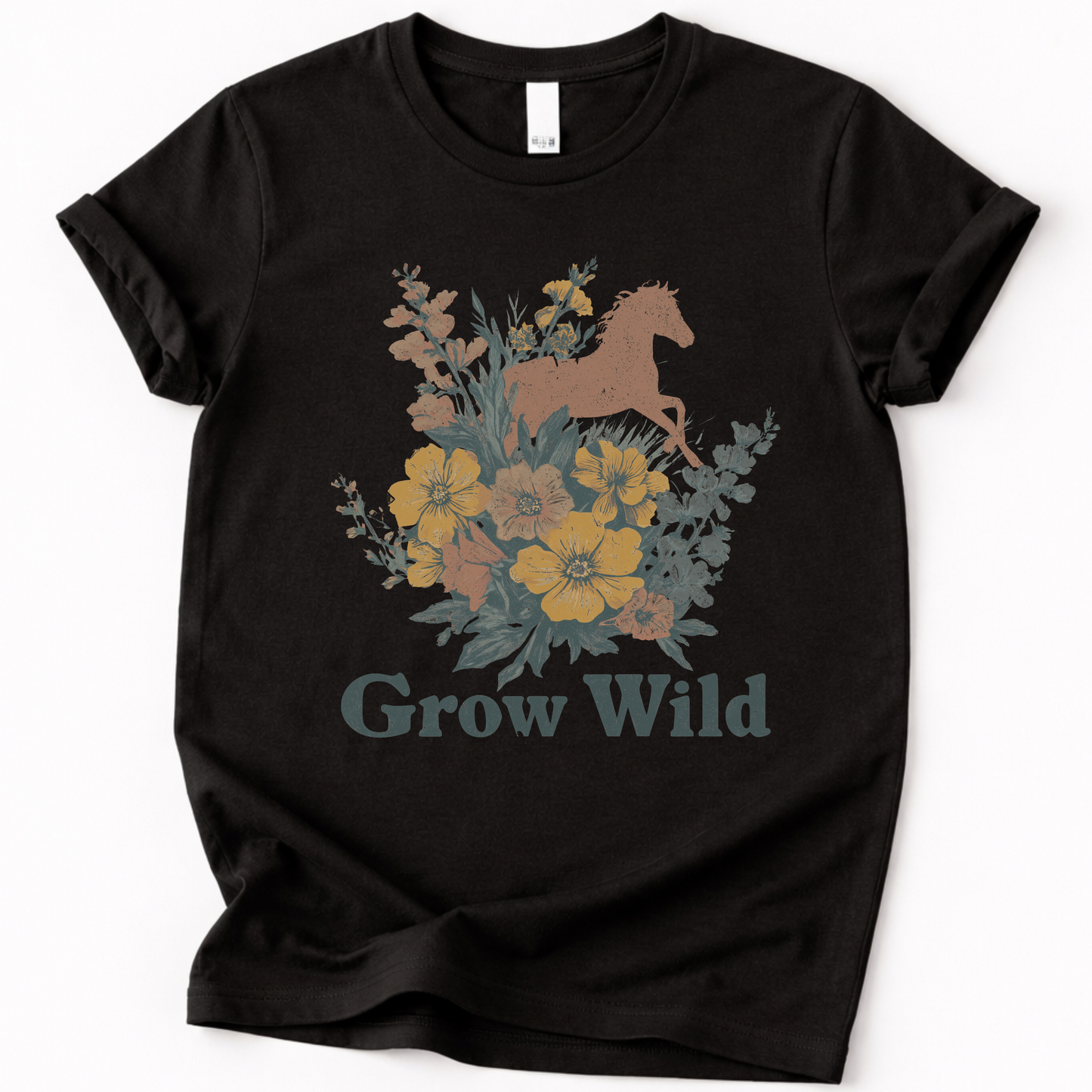 GROW WILD – WILDFLOWER HORSE TEE