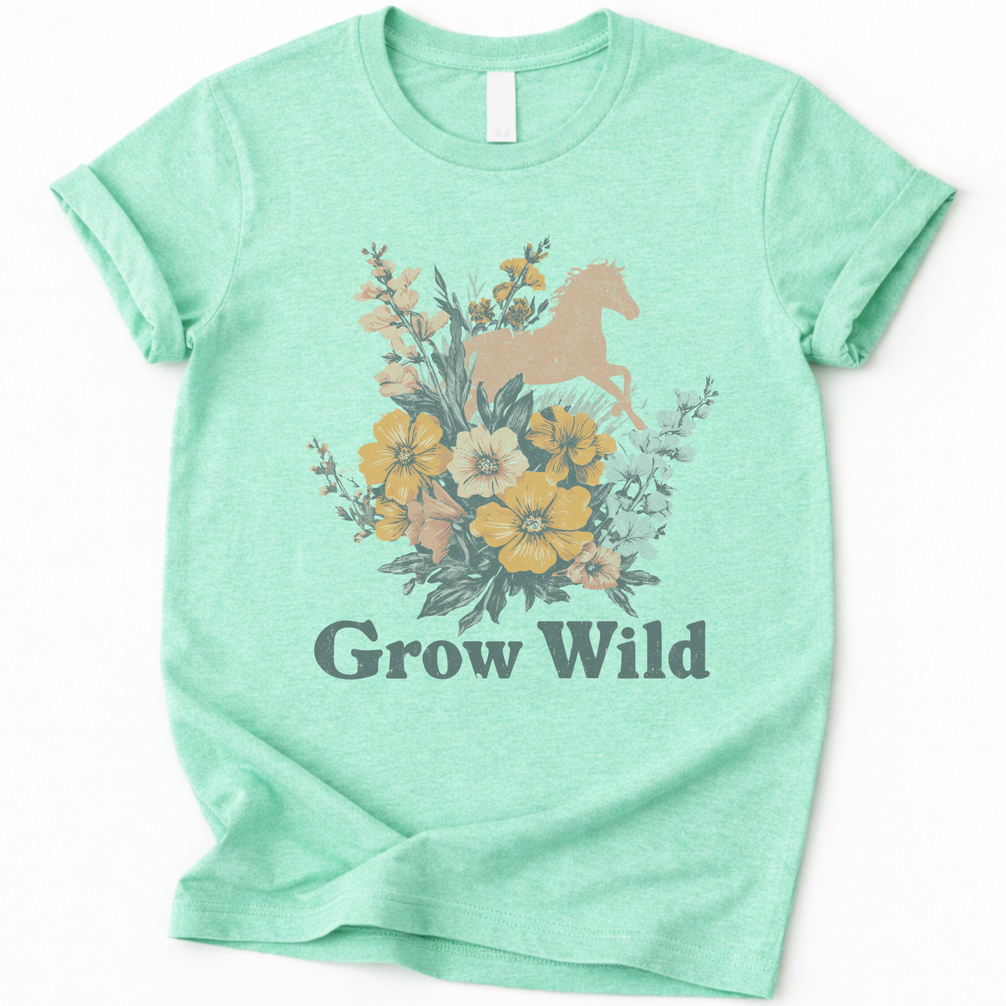 GROW WILD – WILDFLOWER HORSE TEE