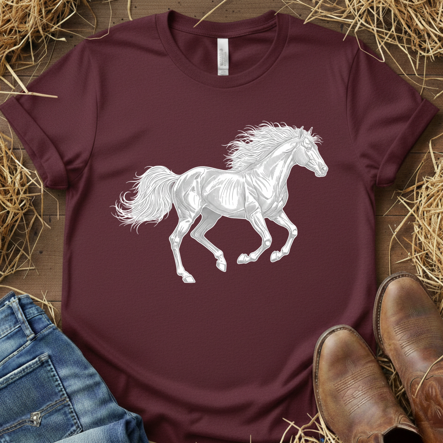 Glorious Run – Freedom Horse Tee