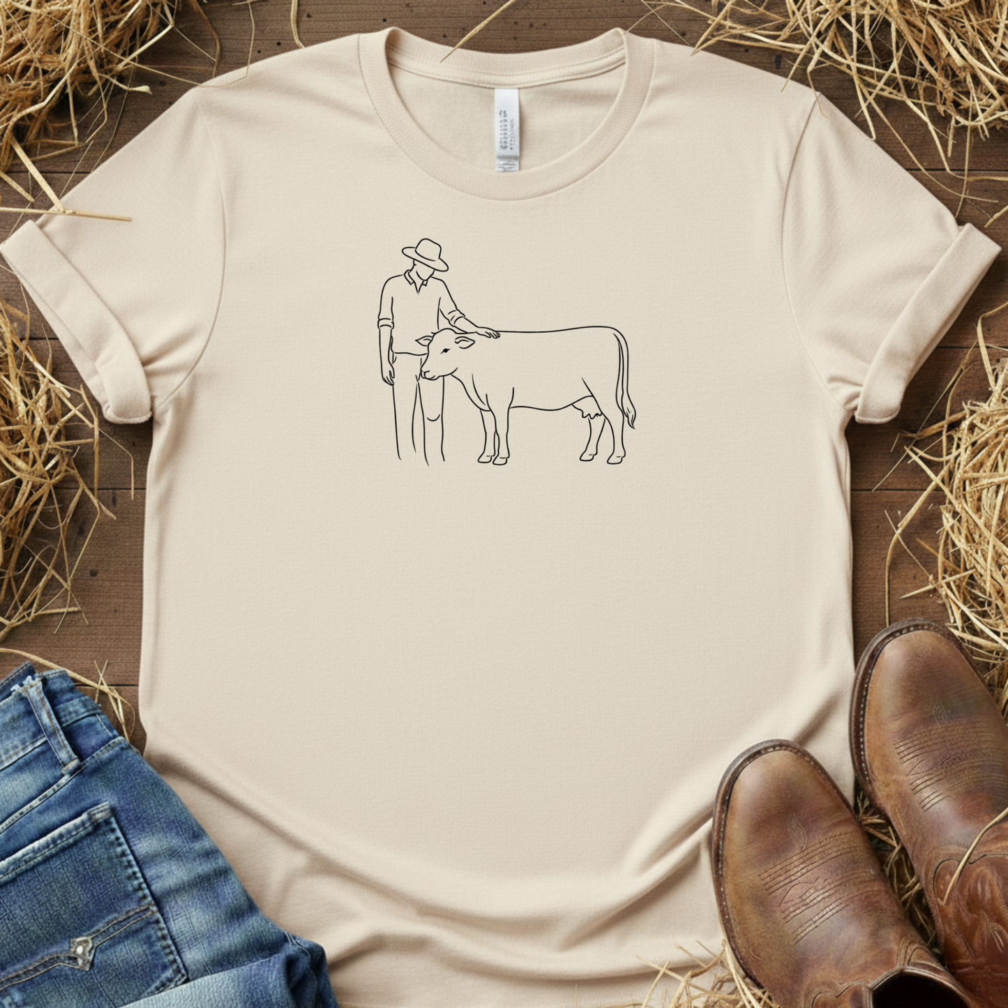 The Quiet Bond – Minimal Cow Tee