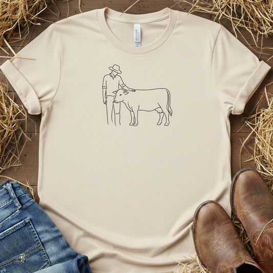 The Quiet Bond – Minimal Cow Tee