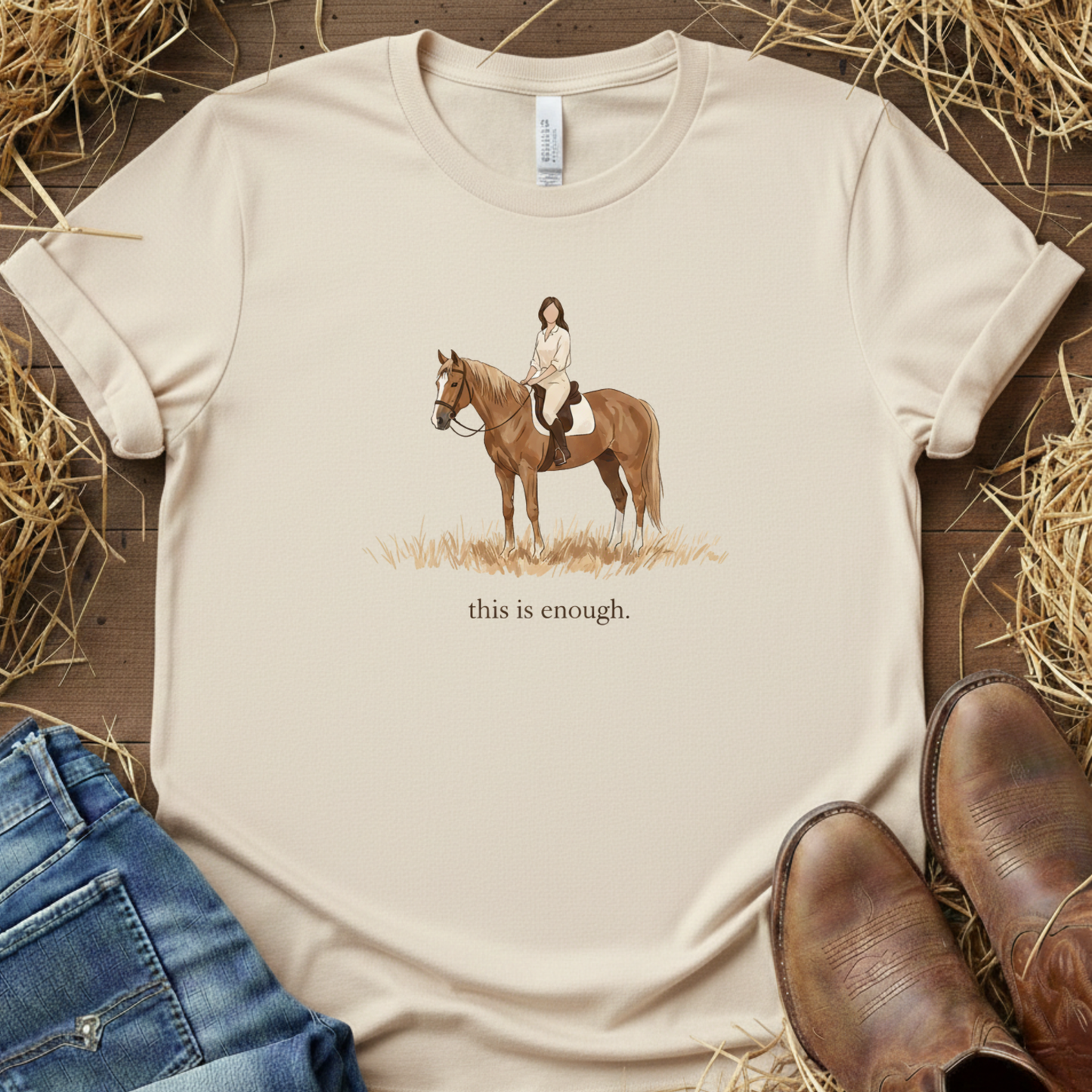 This Is Enough – Rider Peace Tee