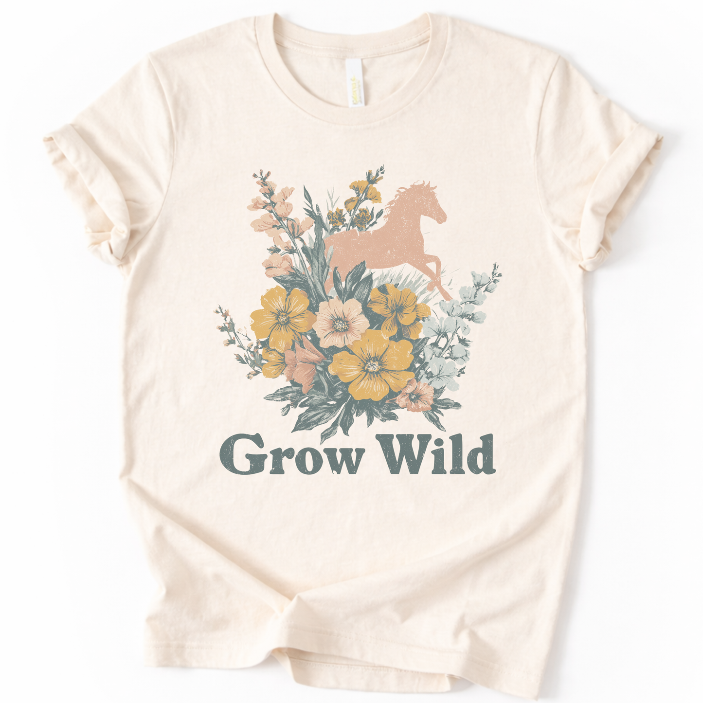 GROW WILD – WILDFLOWER HORSE TEE