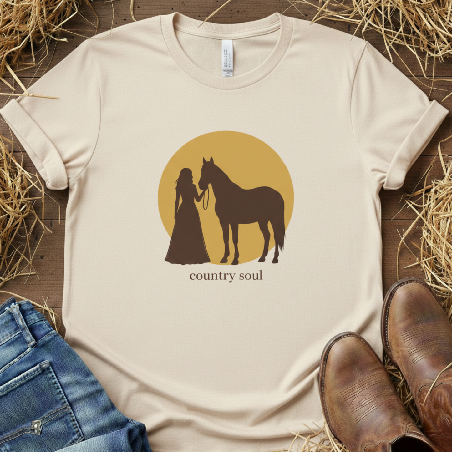 Country Soul – Western Horse Lifestyle Tee