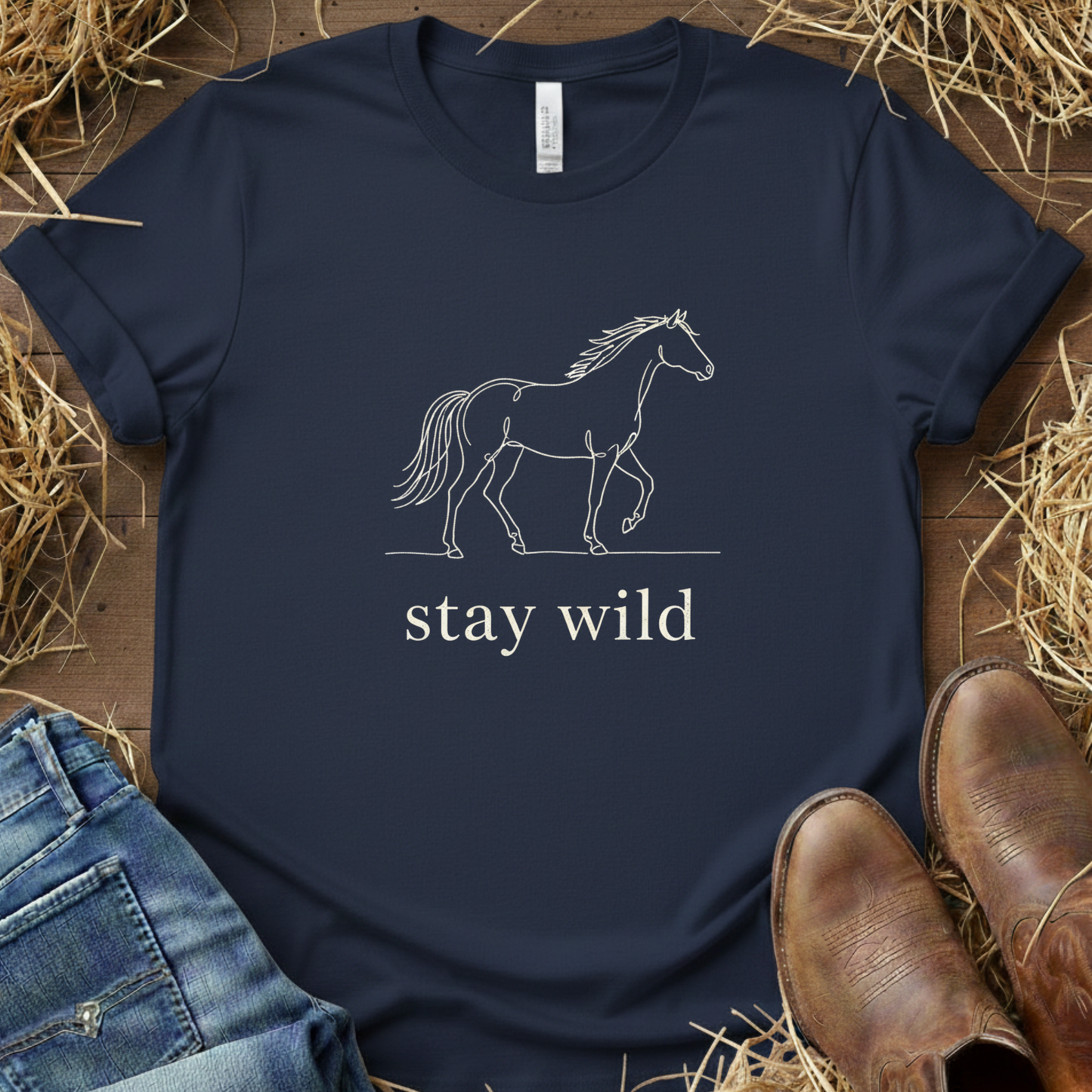 Stay Wild – Equestrian Spirit Tee