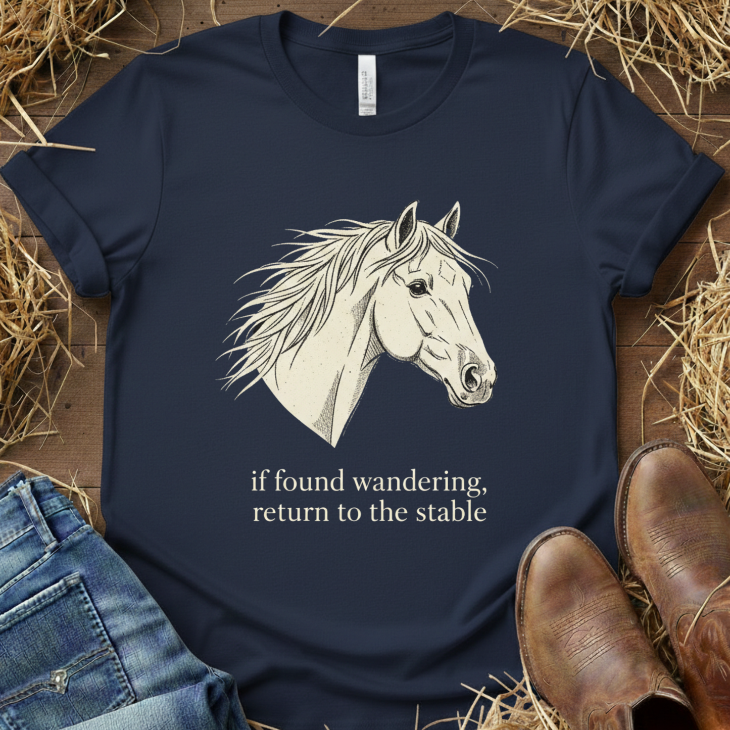 If Found Wandering – Return to the Stable Tee