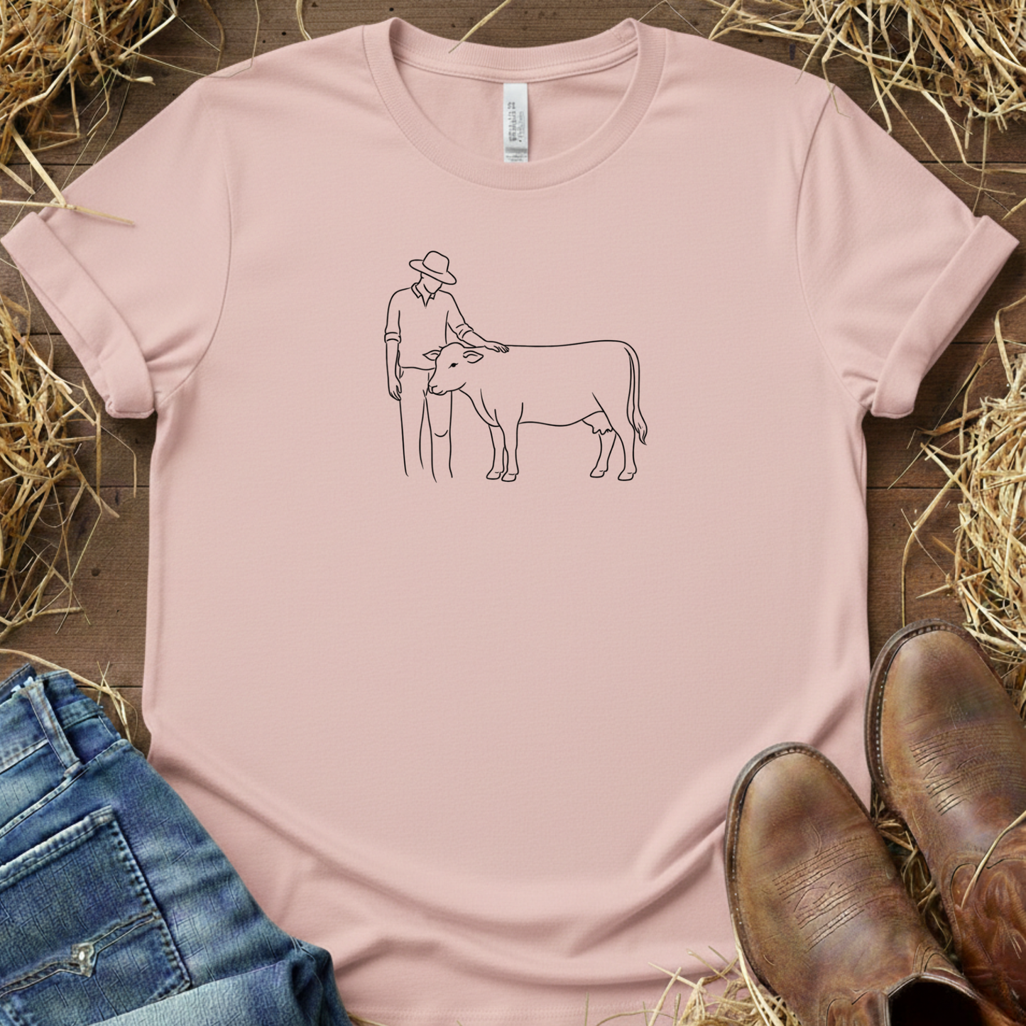 The Quiet Bond – Minimal Cow Tee