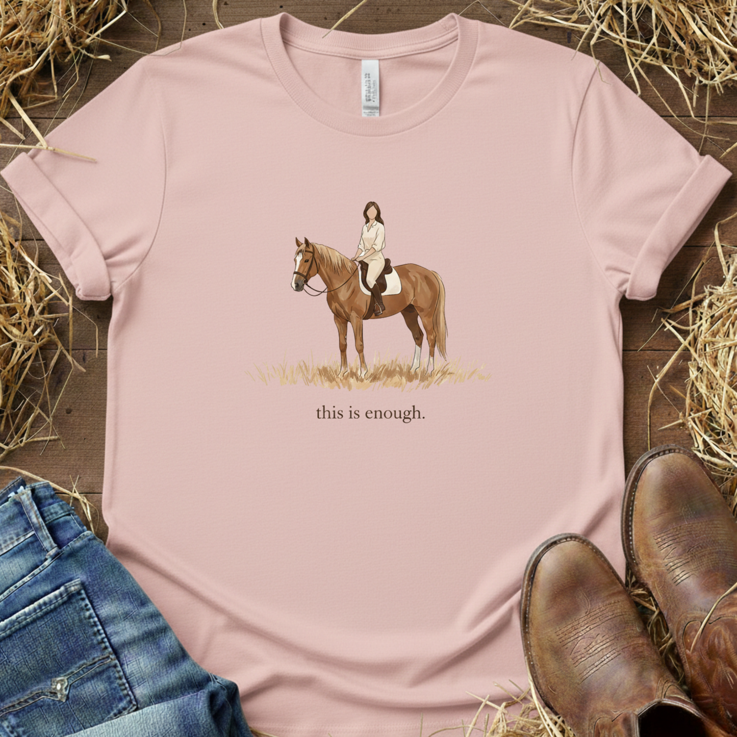 This Is Enough – Rider Peace Tee