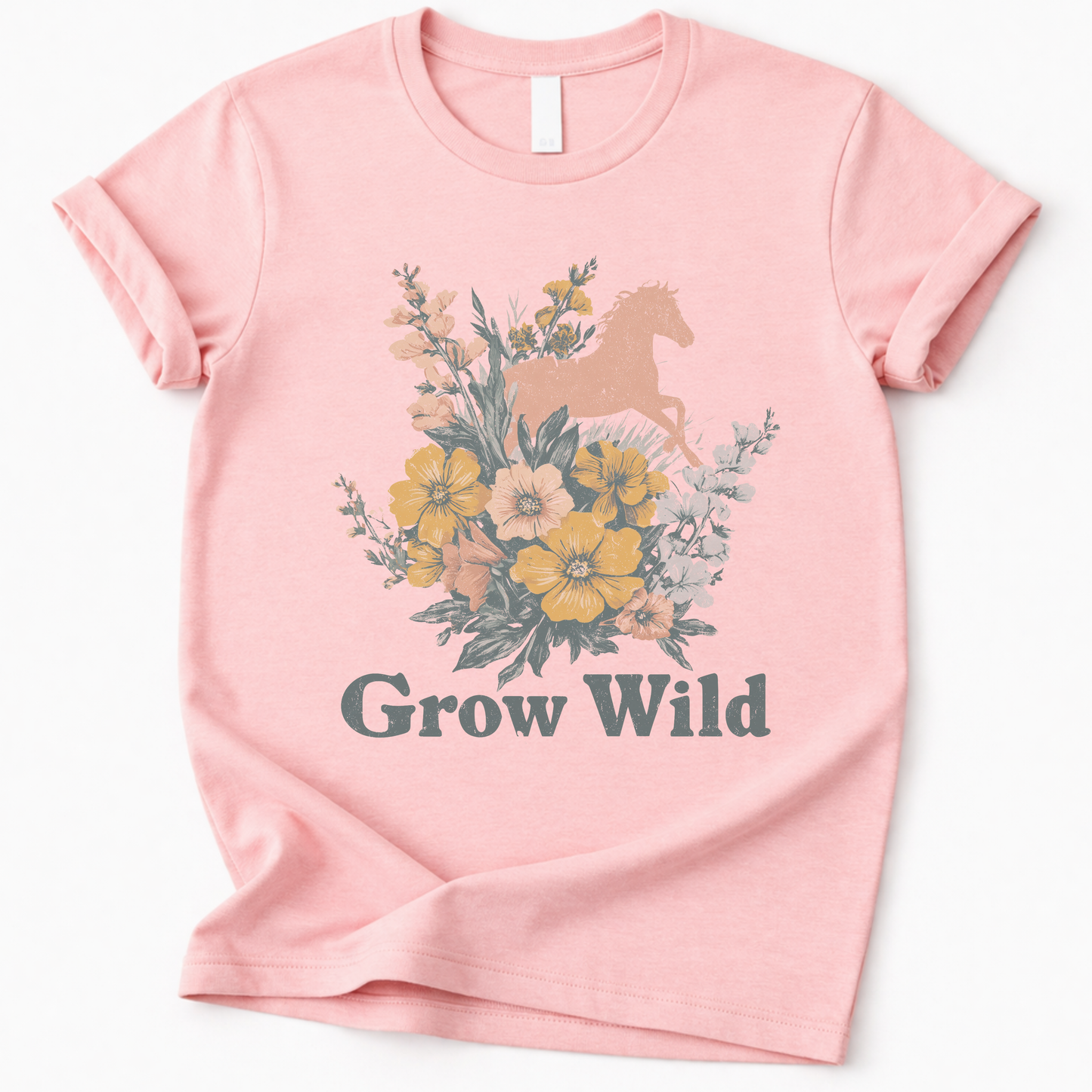 GROW WILD – WILDFLOWER HORSE TEE