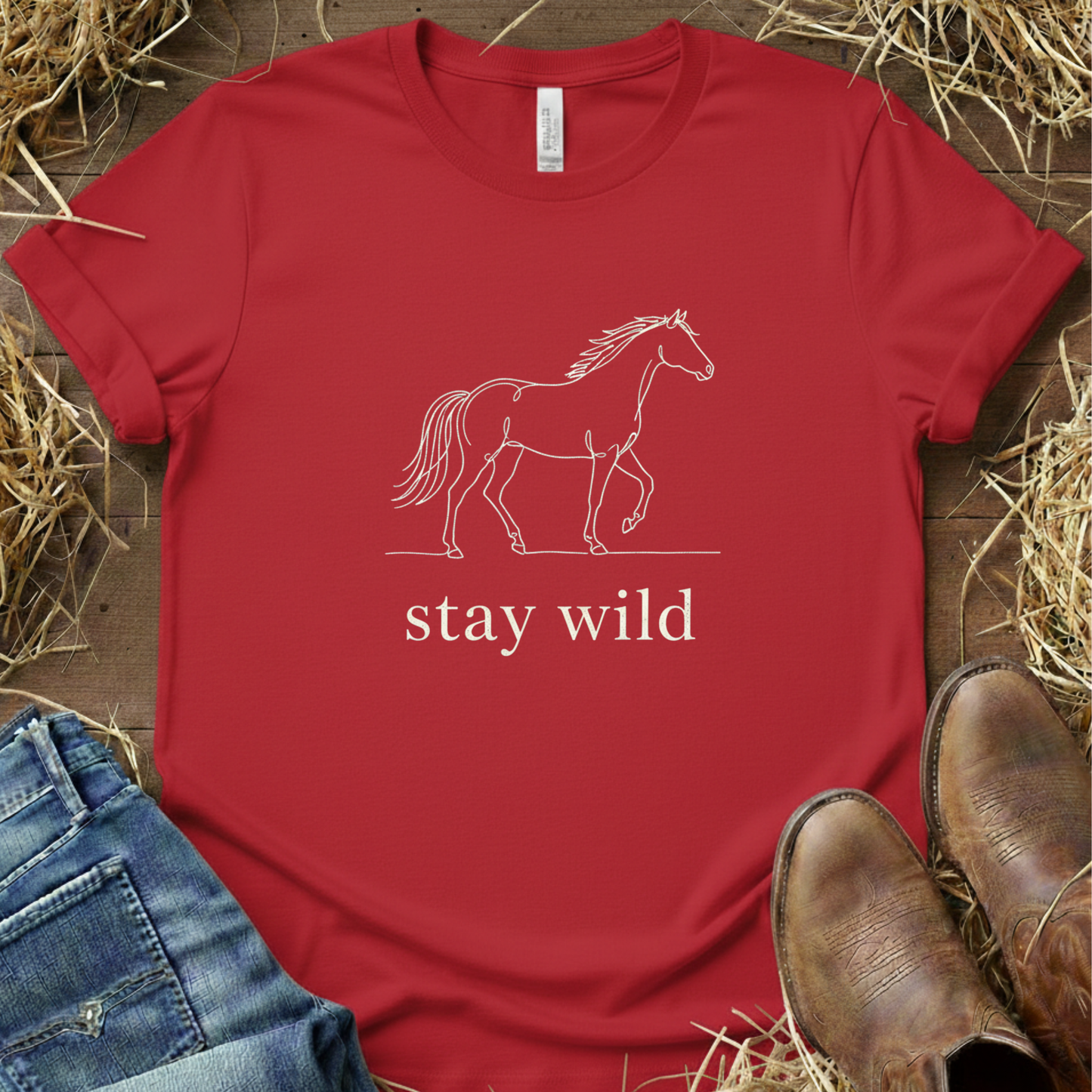 Stay Wild – Equestrian Spirit Tee
