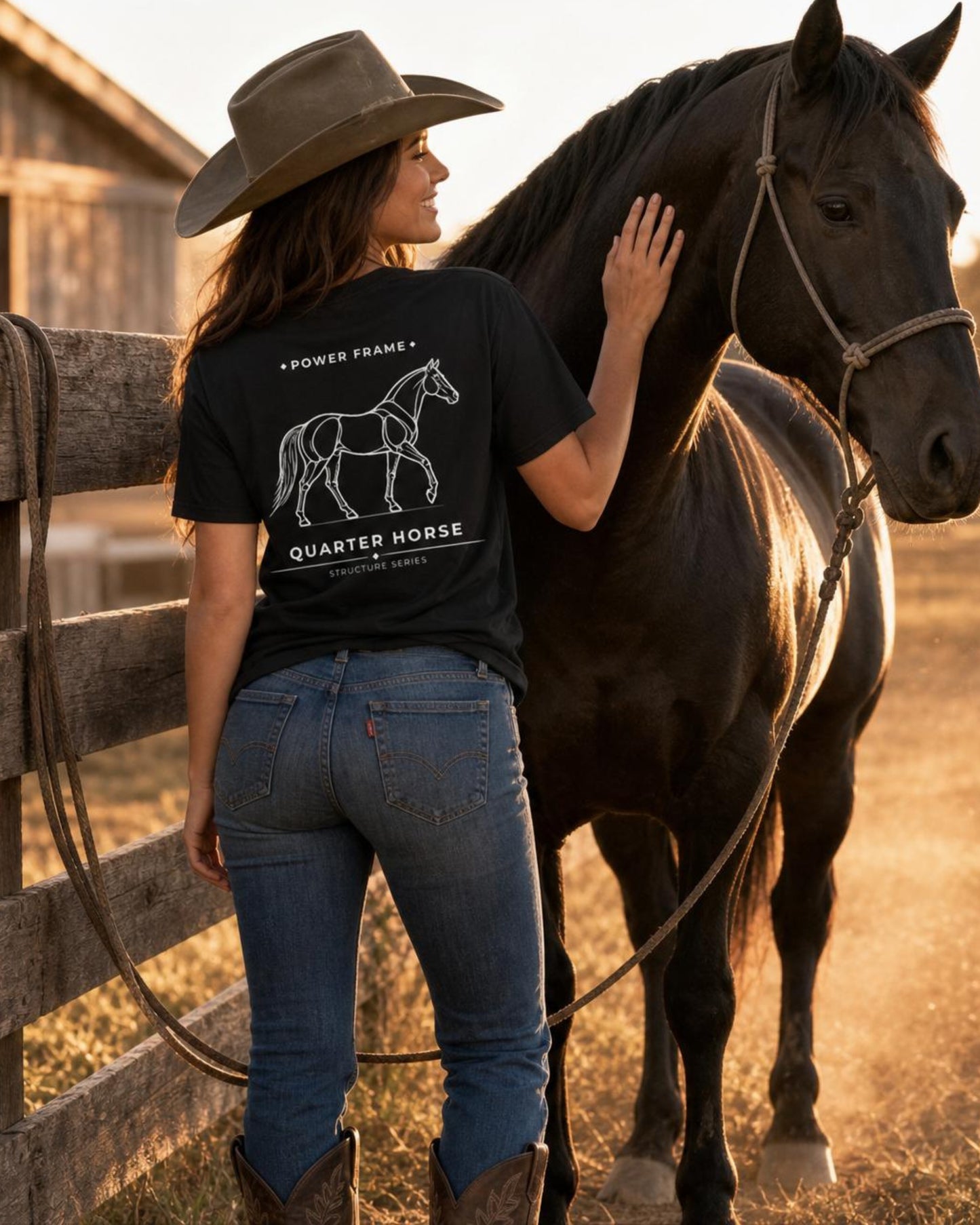 STRUCTURE SERIES - American Quarter Horse Tee