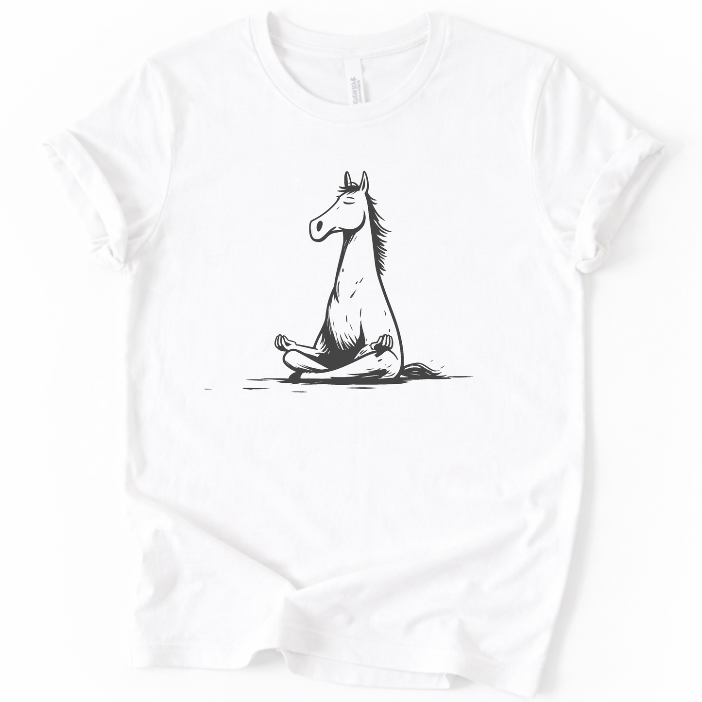 FIND YOUR CALM – MEDITATING HORSE TEE