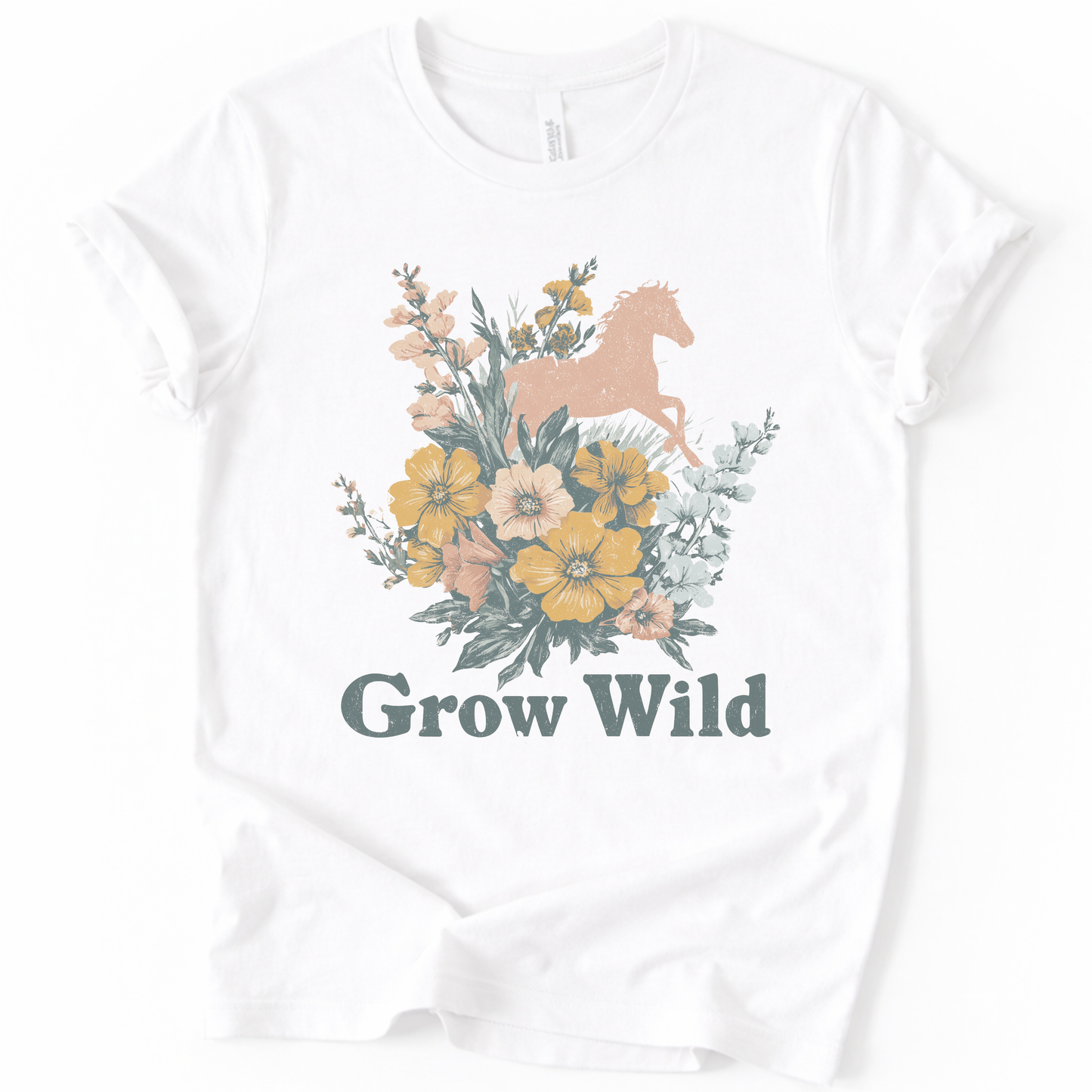 GROW WILD – WILDFLOWER HORSE TEE