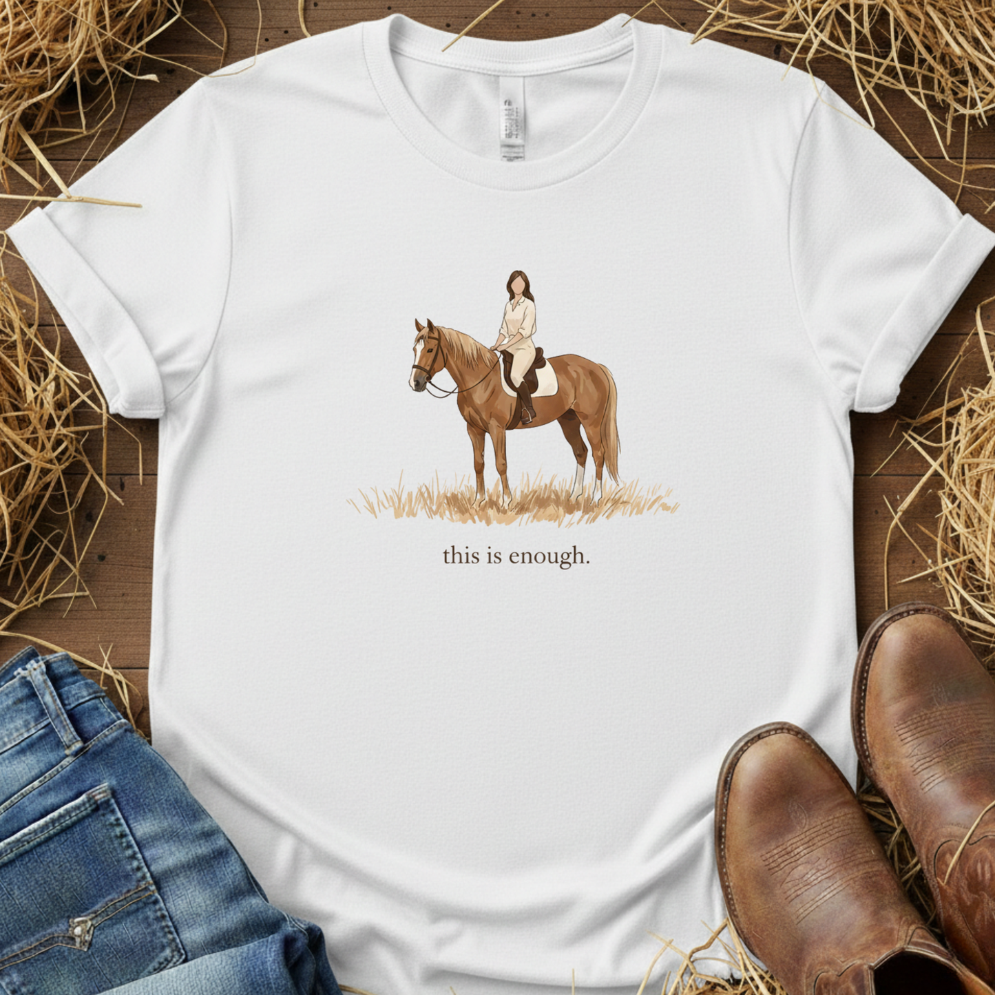 This Is Enough – Rider Peace Tee
