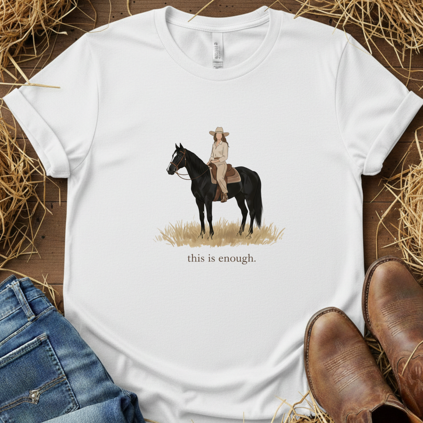 This Is Enough – Horse Life Tee