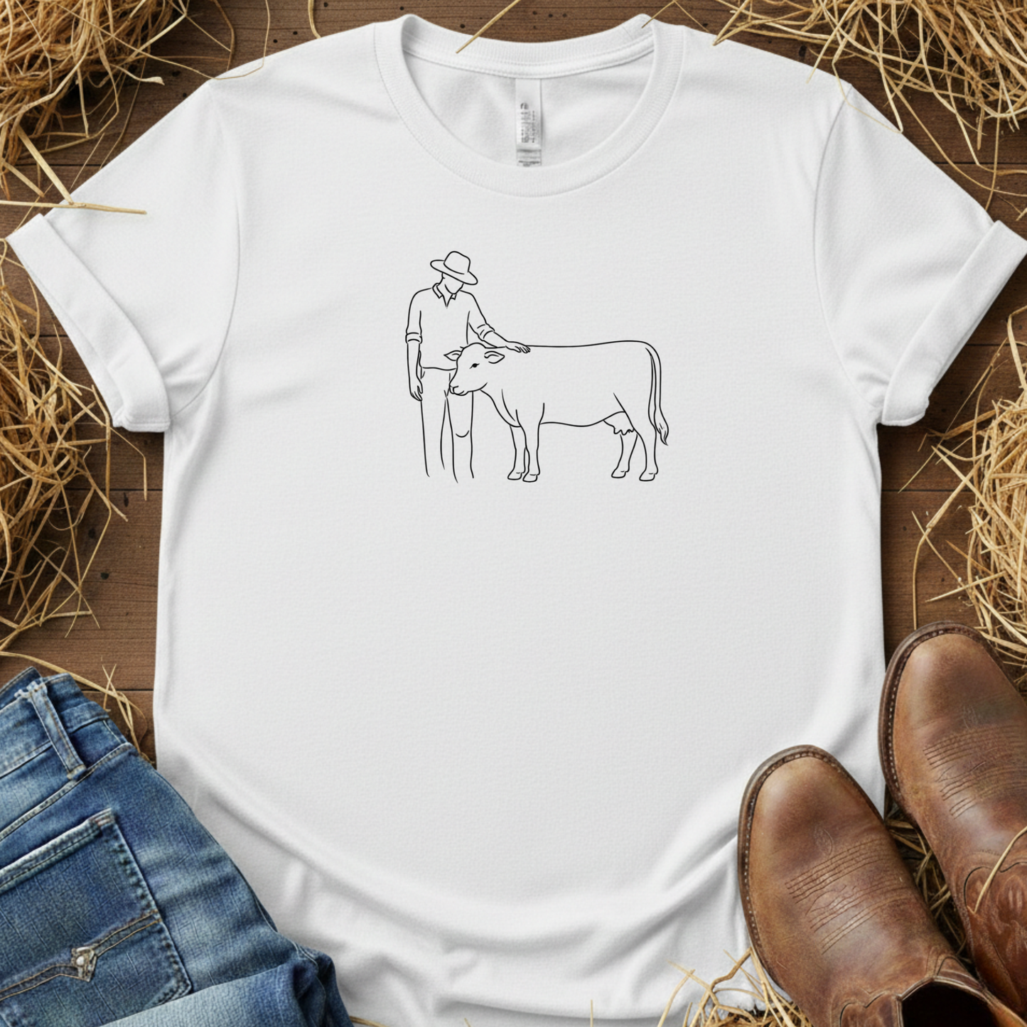 The Quiet Bond – Minimal Cow Tee