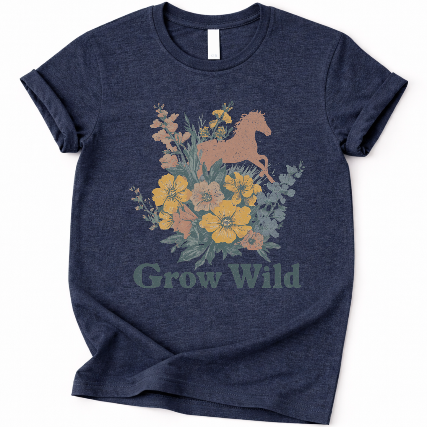 GROW WILD – WILDFLOWER HORSE TEE